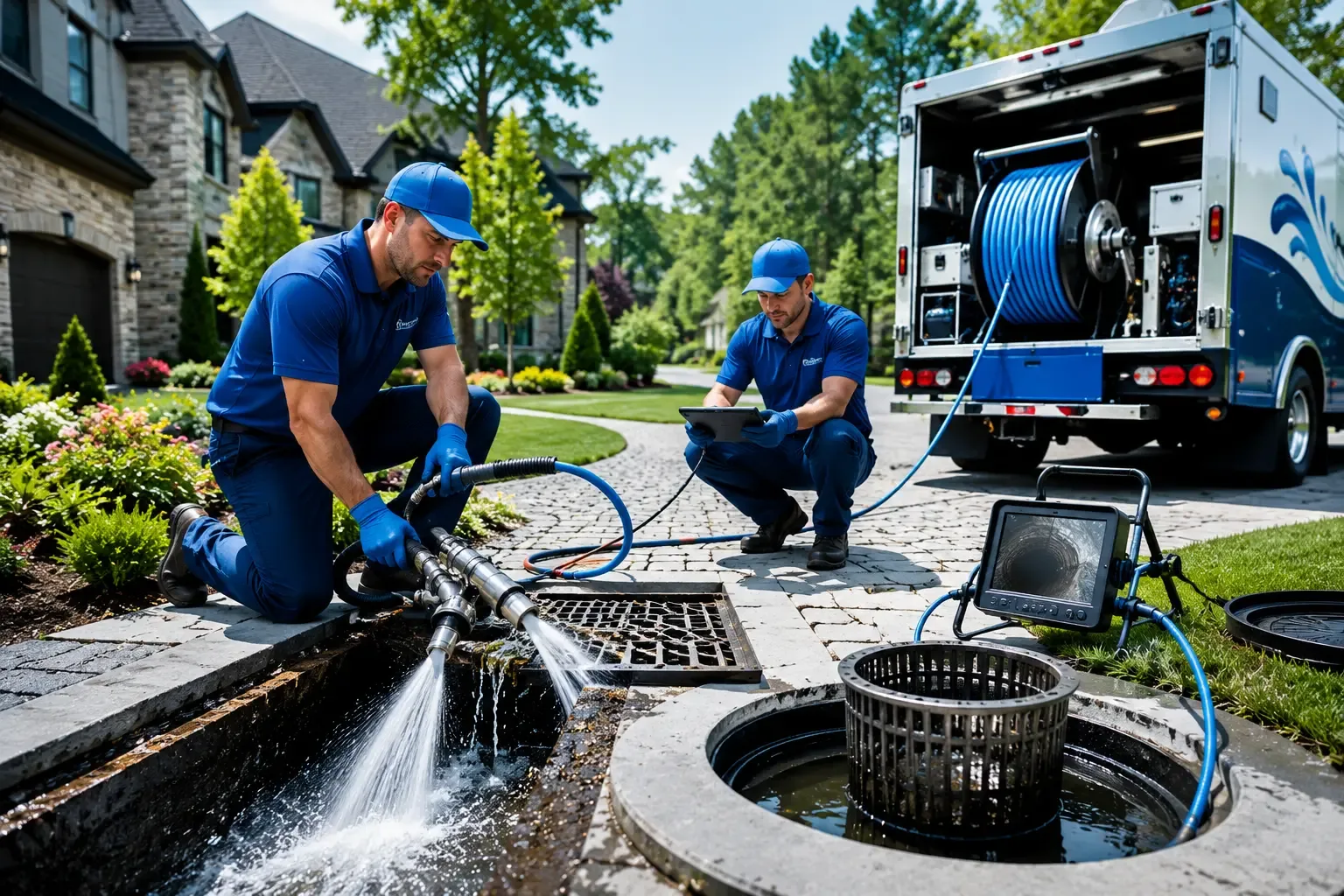 Local outdoor drain cleaning professionals in Manchester, CT